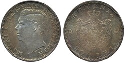Romania, KM 65 500 lei 1944 Graded by PCGS as MS65. Beautifully toned ...