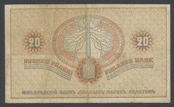Finland, Pick 26 20 markkaa 1909 0064459 Litt A. Scarce issue from ...