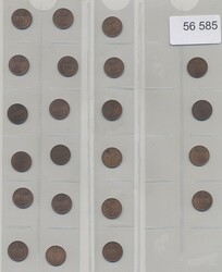 Finland, Nicholas II Small group of 1 penni 1908–1916, in total 22 ...