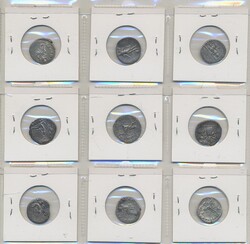 Ancient, Roman Empire, Lot. 16 older silver denarii. Mixed quality 3