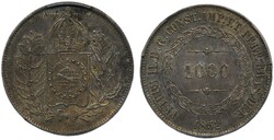 Brazil, Pedro II (1831-1889) KM 459 1000 reis 1852 Graded by PCGS as ...
