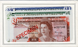 110.130: Banknoten - Gibraltar