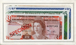 110.130: Banknoten - Gibraltar