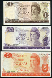 110.580.70: Banknoten - Ozeanien - Neuseeland