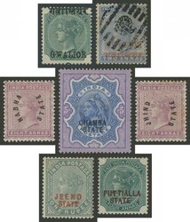 7462: 印度封建 States - Collections