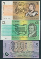 110.580.10: Banknoten - Ozeanien - Australien