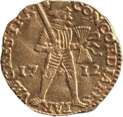 Netherlands Trade Ducat (9/6d) Utrecht 1712 gold (3.40g 0.986), ...