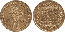 Netherlands Trade Ducat (9/6d) Holland 1780 gold (3.48g 0.986), ...