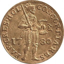 Netherlands Trade Ducat (9/6d) Holland 1780 gold (3.48g 0.986), ...