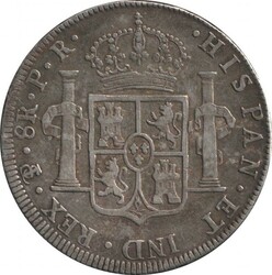 Bolivia Spanish Colonial Dollar (5/-) 1794 Charles IV silver (26.75g) ...