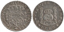Mexico Spanish Colonial 'Pillar' Dollar (5/-) 1752 Ferdinand VI ...