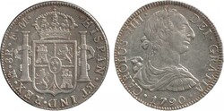 Mexico Spanish Colonial Dollar (5/-) 1790 Charles IV silver (26.95g) ...