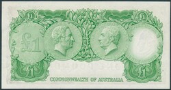 1961 £1 Coombs/Wilson Reserve Bank R34 consecutive run of eight ...
