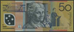 2010 $50 Stevens/Henry R509b Low Number First Prefix serial 'AA10 ...