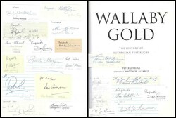 Autographs 'Wallaby Gold - The History of Australian Test Rugby' by ...