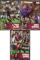 Trade Cards 1994-2006 cards including 2006 Queensland Reds signed ...