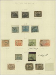 Single volume collection with presentable Penny Blacks x4, 1854 ...