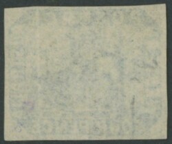 1854-55 Swans Lithographs Imperforate 4d blue with Squat 'EN' of ...