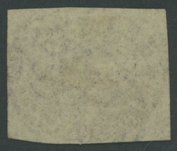 1854-55 Swans Lithographs Imperforate 1/- deep red-brown SG 4a, ...