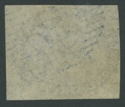 1854-55 Swans Lithographs Imperforate 1/- grey-brown SG 4b, margins ...