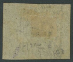 1857-59 Swans Hillman Lithographs Imperforate 6d black-bronze SG 18 ...