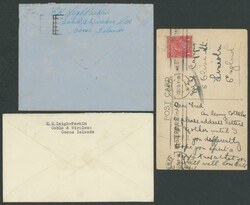 POSTAL HISTORY: Small selection comprising 1914 HMAS 'Sydney' Victory ...