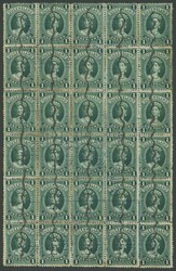 1886-1906 QV Large Chalons on Thick Beer Duty Paper with Large ...
