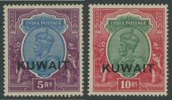 1929-37 Overprints on India KGV Definitives Multiple Star Watermark ...