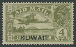 1933-34 Overprints on India KGV Airmails Multiple Stars Watermark 2a ...