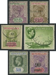 Collection to 1960s from 1890 QV Keyplates set *, used & 'SPECIMEN' ...
