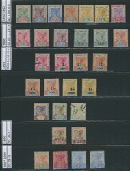Collection to 1960s from 1890 QV Keyplates 48c & 96c both * & used ...