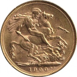 1900M QV Veiled Head St George reverse, Marsh 160, Spink 3875, EF