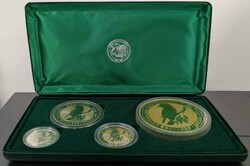 Silver Kookaburra Kilo Collection 1995 comprising (0.999) $30 1 kilo, ...