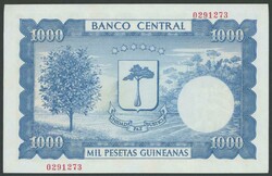 1969 1000 pesetas Pick 3 consecutive pair, serials '0291273'-274, obv ...
