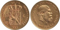 40.360.200.30: Europe - Netherlands - Kingdom of the Netherlands - William III,<br />1849-1890