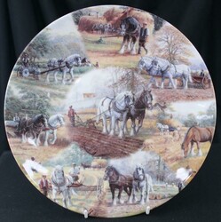 Plates Royal Doulton 'As Once They Worked the Land' with artwork by ...