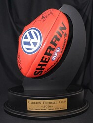 Autographs Carlton 2001 football signed Wayne Brittain & Craig ...