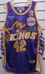 SYDNEY KINGS: Leon Trimingham's match-worn Sydney Kings singlet with ...