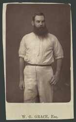Balance of collection WG Grace original photograph & postcard; ...