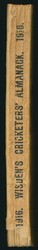 Wisden Cricketers Almanack for 1916, with original wrappers, ...