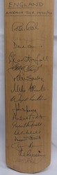 1990-91 England tour to Australia 'Duncan Fearnley' cricket bat ...
