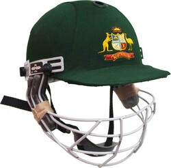 Australian Test Helmet with Australian Coat-of-Arms embroidered on ...