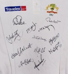 Adam Gilchrist's Australian Test Shirt with embroidered CA ...