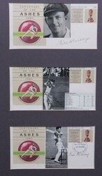 Display 'Australia's Team of the Century' display comprising 8 covers ...