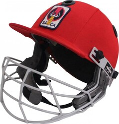 Jason Gillespie's South Australia Helmet red with 'SACA' badge on ...
