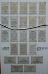 1923 Chums 'Cricketers' complete set [23], window mounted, framed & ...