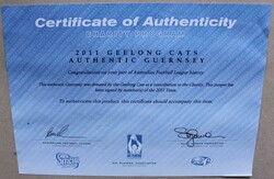 GEELONG: Geelong jumper signed by 2011 team (Premiership Year), with ...