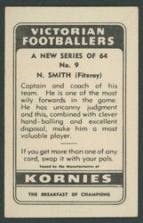 1950 Kornies 'Victorian Footballers' (A New Series of 64), complete ...