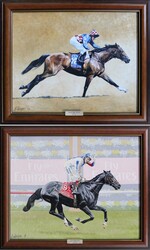 Melbourne Cup Winners Original paintings by Janet Thomas of Melbourne ...