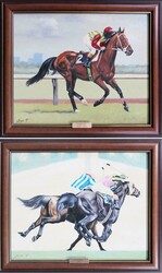 Melbourne Cup Winners Original paintings by Janet Thomas of Melbourne ...